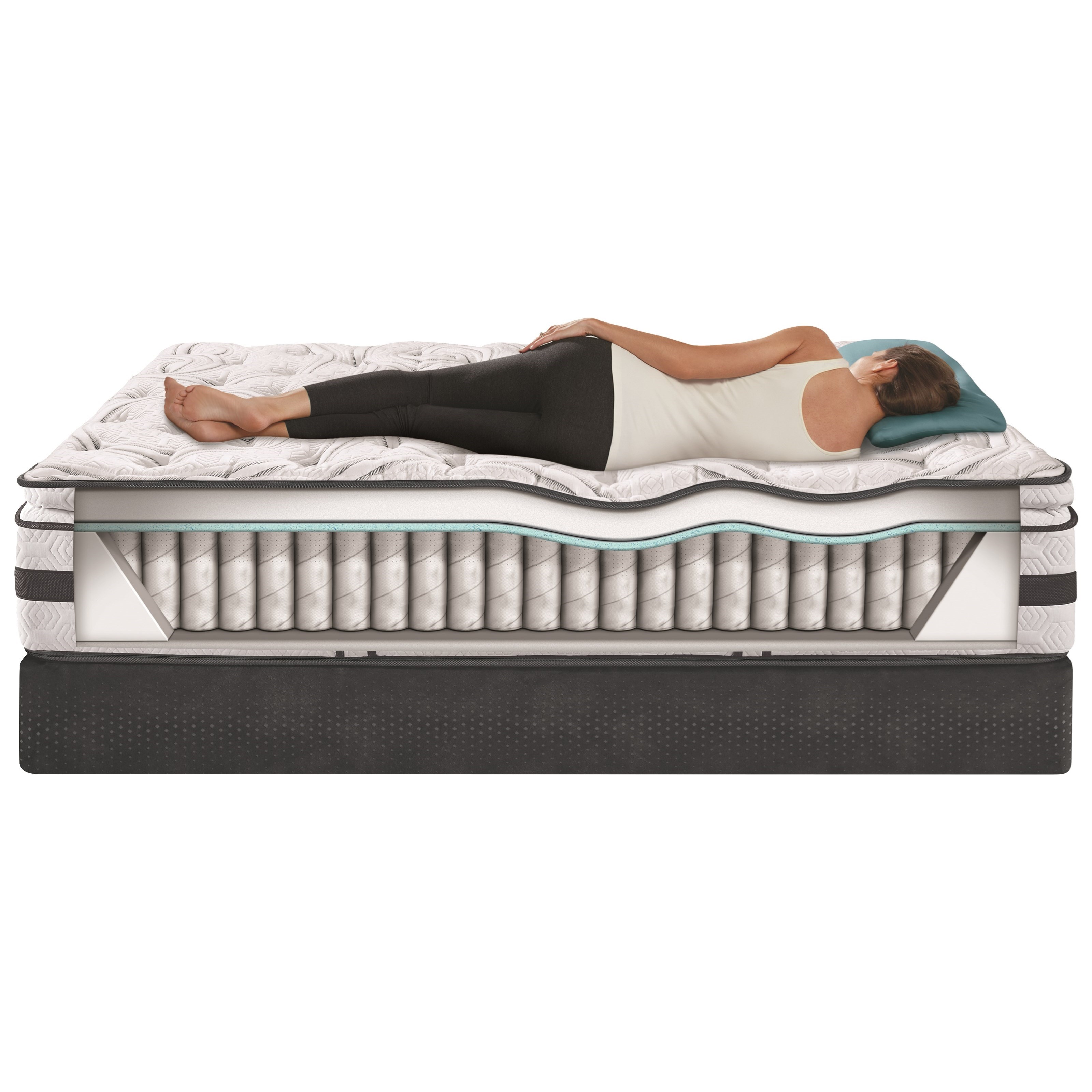 Serta icomfort hybrid sales pillow top king